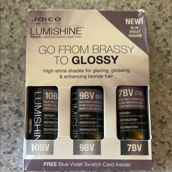Joico LumiShine Blue Violet Hair Color Trio - Picture 1 of 1